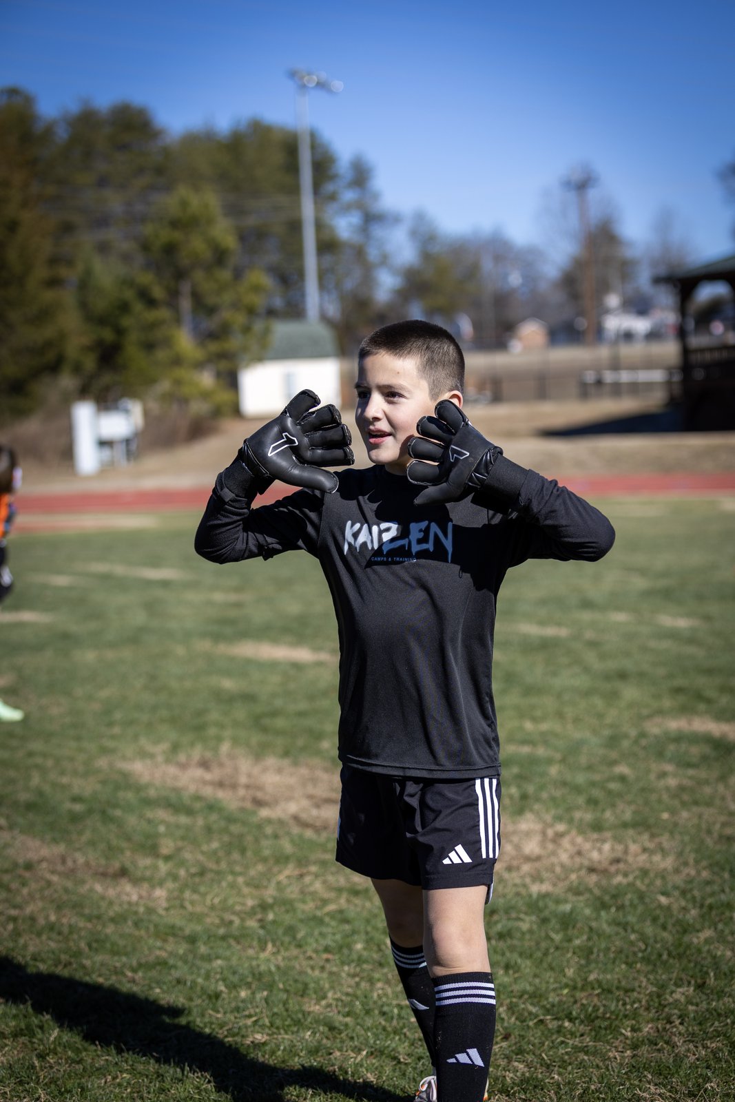 Goalkeeper training photo