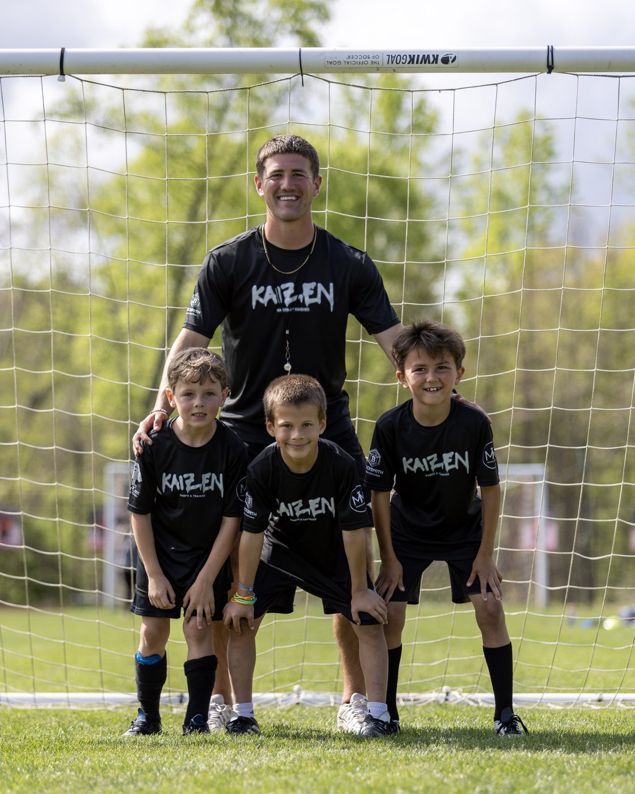 Kaizen Black Shirt - On the pitch