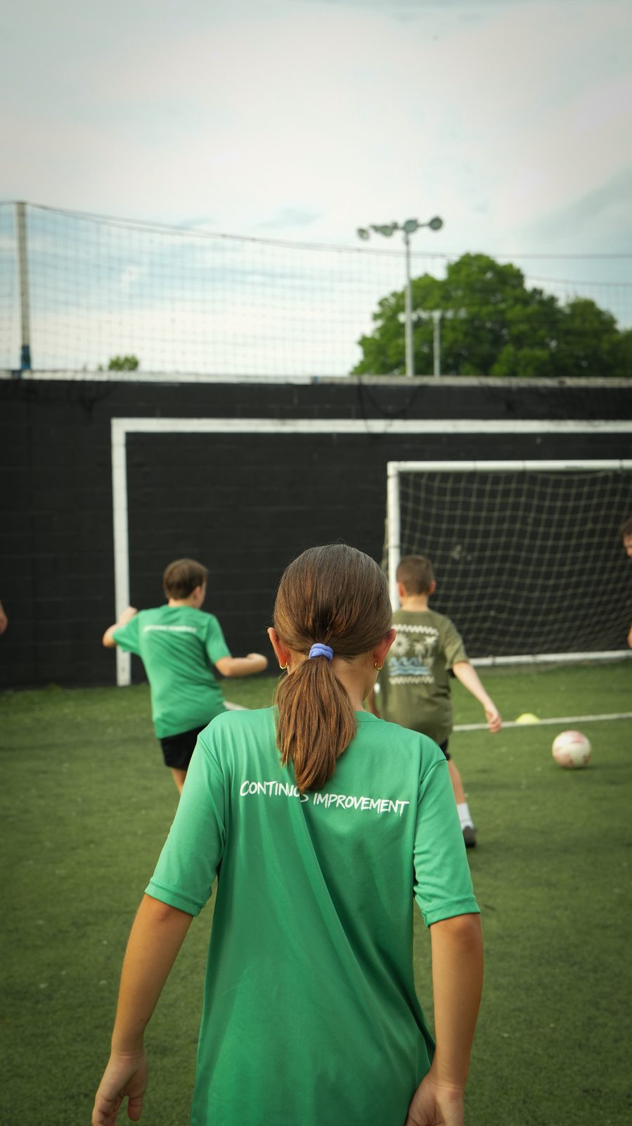 Green St. Patrick's Day Shirt - On the pitch